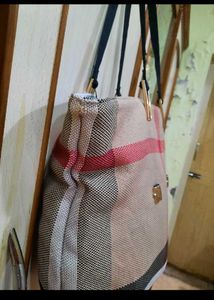 burrberry Classic Plaid Tote Bag