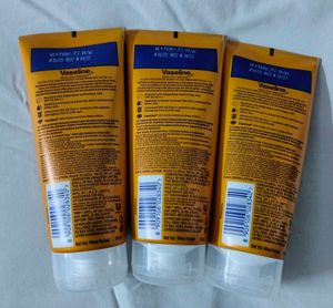 PACK OF 3 VASELINE GLUTA-HYA SPF 50