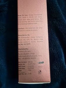 Vellasio Glow Ultra Makeup Fixer