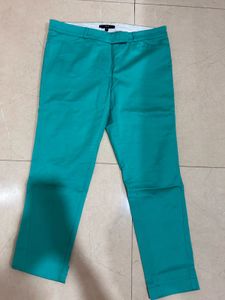 Teal Cropped Pants