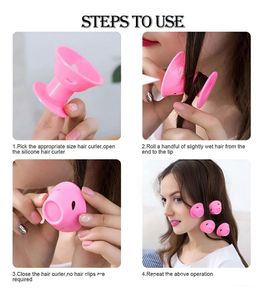 Silicone Hair Rollers - Large &amp; Small Set