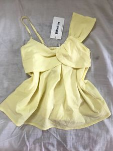 Littlebox Asymmetric One Shoulder Ruffle Peplum To