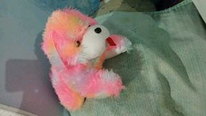Cute Pink and Orange Plush Toy