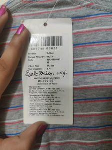 Men's Casual Tshirt.  New With Tag. Good Condition