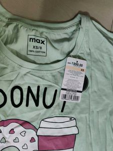 MAX Night' Suit Set New With Tag ( Xs)
