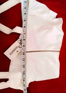 Chic White Cropped Top