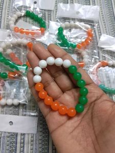 8 Piece Flag Colour Beaded Bracelet