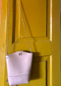 Miniso Sling Bag - Baby Pink Colour