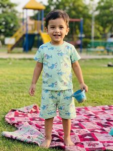 🦈 Print T-Shirt & Shorts