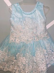 Red Ruffled Party Dress