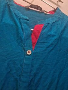 Teal Kurta