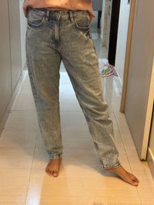 Mango Mom Jeans Light Wash