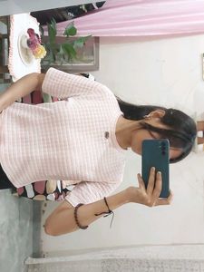 Beautiful Soft Pink Textured Top