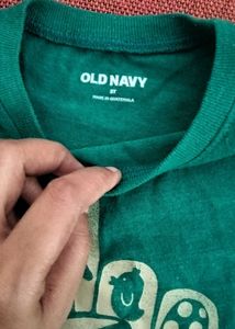 Green Graphic Print T-Shirt
