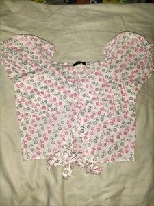 Printed Crop Top