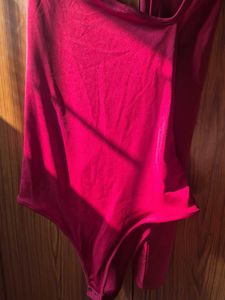 SHEIN Maroon Bodysuit