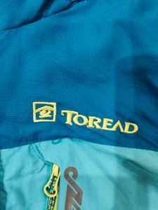 TOREAD Blue Hooded Winter trekking Jacket