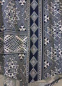 Stylish Patterned Geometric Cape Top 💠