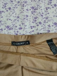 Go Colours Gold Shimmer Leggings