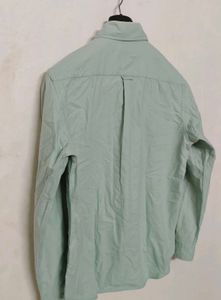 Men's Mint Green Button-Up Shirt