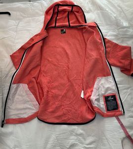 under Armour Men's Red Hooded Zip-Up Jacket