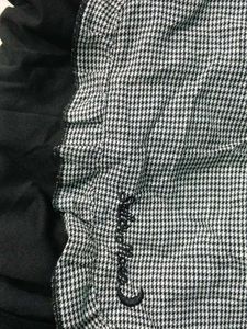 Black Double-Breasted Dress with Peter Pan Collar