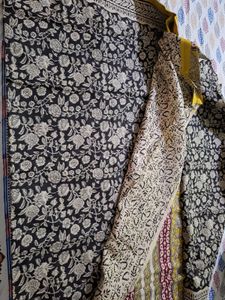 Black &amp; Yellow Saree
