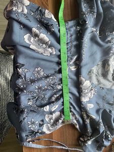 Kassually Blue Floral Puff Sleeve Top