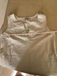 Beige Short Dress From Fab India