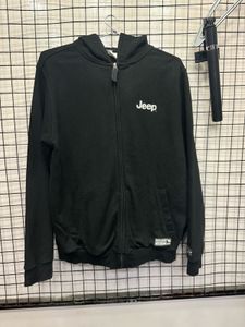 Jeep Black Zip-Up Hoodie