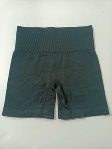 Women's Ribbed Athletic Shorts Free Size 26 To 32