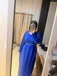 Vibrant Blue Ethnic dress🌻