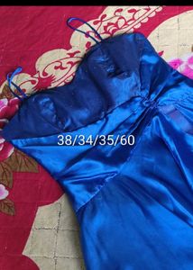 Stunning Blue High-Low Dress