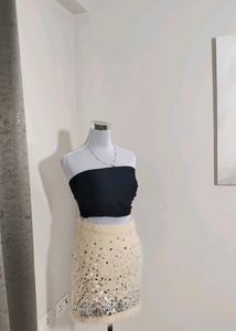 Mini Fur Glitter Skirt🇸‌🇦‌🇱‌🇪24hrs