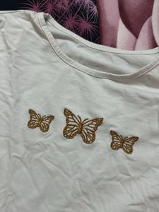 Butterfly Graphic Baby-Tee