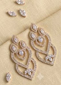 Stunning Crystal Drop Earrings (AD)