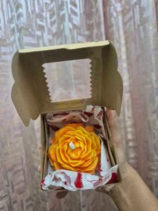 Golden Bloom Candle