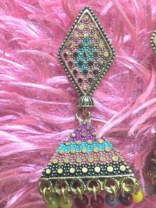Designer Jhumka Earrings