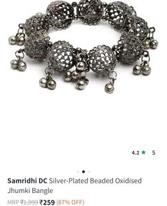 Set Of Oxidised Bangle
