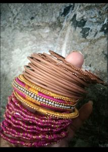 Vibrant Silk Thread Bangles Set