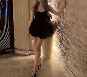 Elegant Black Slingback Heels with Crystal Embelli