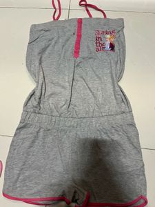 Cute Frozen Themed Girls Jumpsuit
