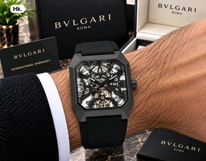 Bvlgari Skeleton Automatic Watch SQUARE DIAL FOR M