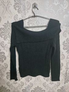 Chic Ribbed Knit Sweater