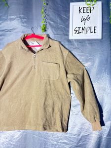 Zara Fleece Quarter Zip Sweatshirt