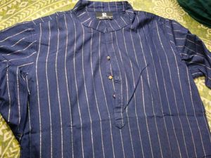 Men's vibrant Blue kurta