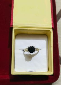 Elegant pure silver ring