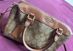 Coach Monogram Shoulder Bag