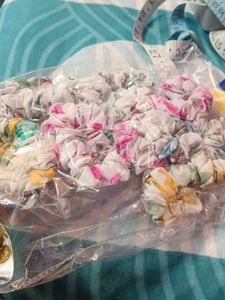 Floral Print Scrunchie Set