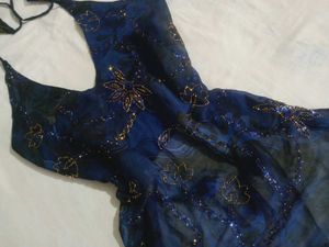 y2k Backless Beaded Top